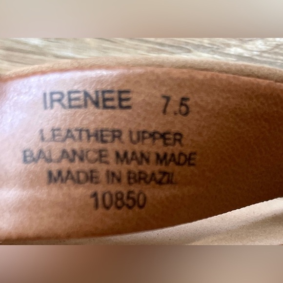 Steve Madden IRENEE TAN NUBUCK Sandles Size 7.5 EUC - Picture 3 of 6